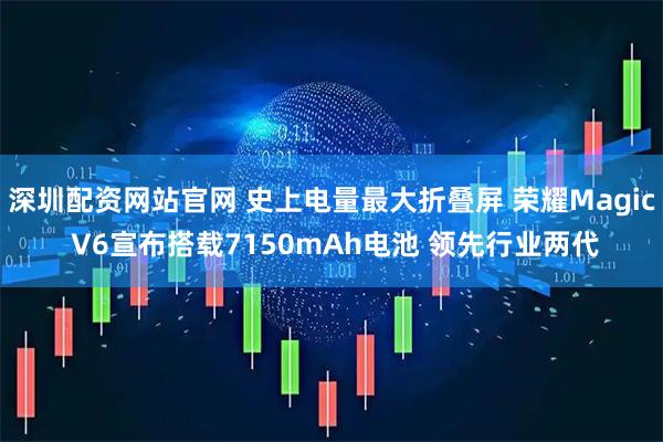 深圳配资网站官网 史上电量最大折叠屏 荣耀Magic V6宣布搭载7150mAh电池 领先行业两代